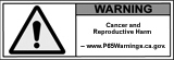 Prop 65 Warning